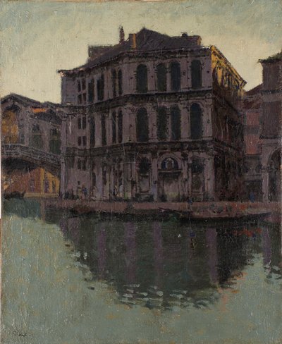 De Rialtobrug en het Palazzo dei Camerlenghi, 1902-04 door Walter Richard Sickert