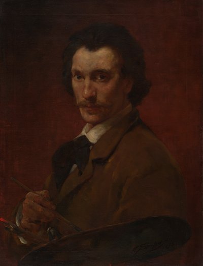 Zelfportret door Walter Shirlaw