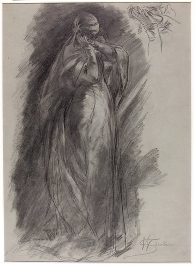 Staand Figuur door Walter Shirlaw