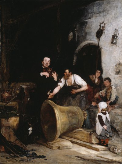 De bel luiden door Walter Shirlaw