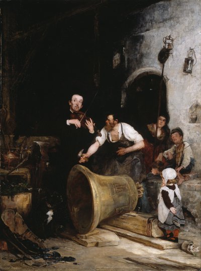De bel stemmen, 1874 door Walter Shirlaw