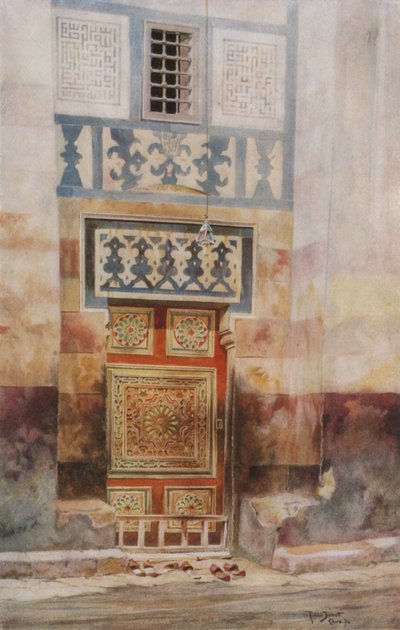 Deur van een Moskee, Caïro door Walter Spencer Stanhope Tyrwhitt