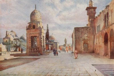 Jeruzalem: De Koepel van Kait Bey, Haram-el-Shereef door Walter Spencer Stanhope Tyrwhitt