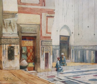De moskee El Ghoree, Caïro door Walter Spencer Stanhope Tyrwhitt