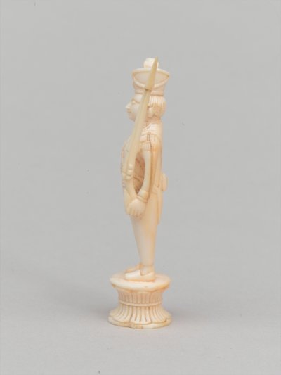 Witte pion, schaakstuk, India door Walter Stanley Paget