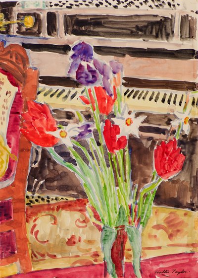 Bloemenstuk door Walter Taylor