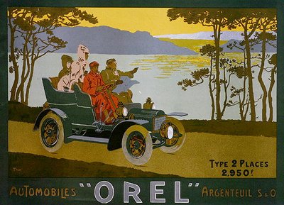 Advertentie voor Orel motorauto