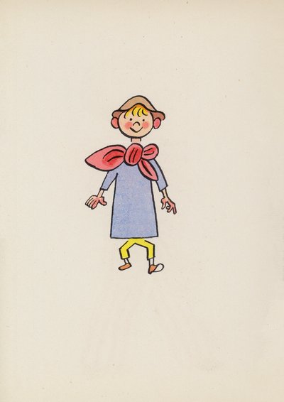Figuren uit Kinderboeken: Klein Duimpje door Walter Trier