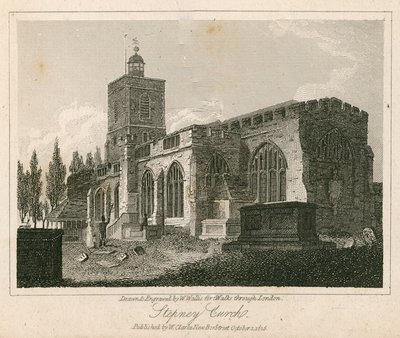 Stepney Kerk, Londen door Walter Wallis
