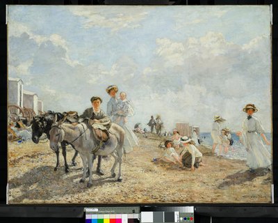 Op het strand door Walter Westley Russell