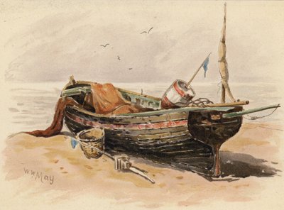 Franse Vissersboot door Walter William May