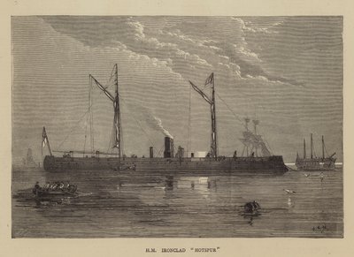 HM Ironclad Hotspur door Walter William May