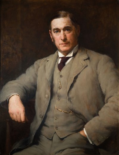 Portret van wethouder Charles Gabriel Beale door Walter William Ouless