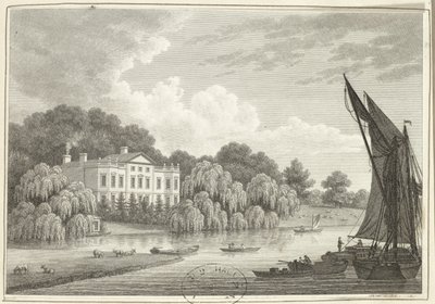 Landhuis met Meer en Boten door Walter Williams