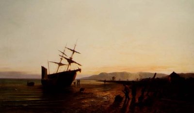 Avond op het Strand door Walter Williams