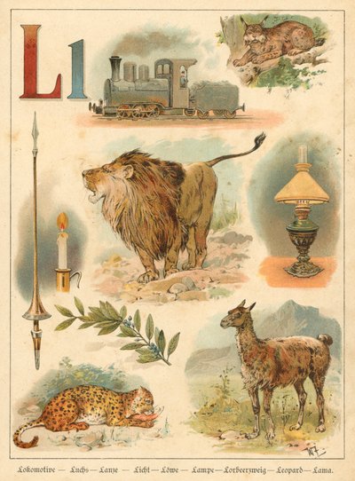 Letter L door Walter Zweigle