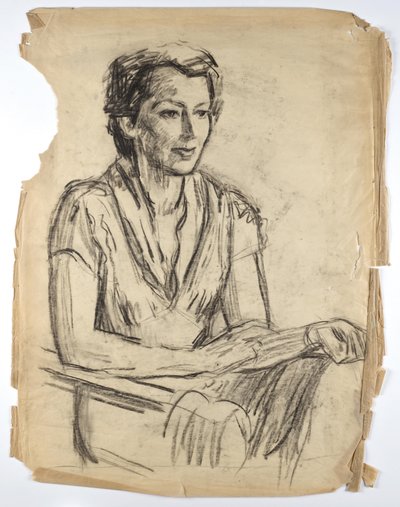 Portret van Frauke Lauterbach door Walther Gamerith