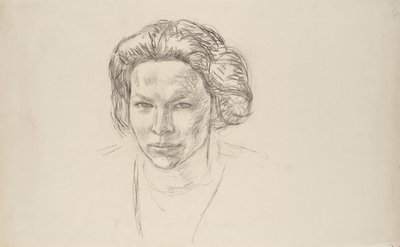 Portret van een dame door Walther Gamerith