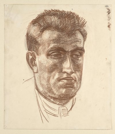 Portret van een heer door Walther Gamerith