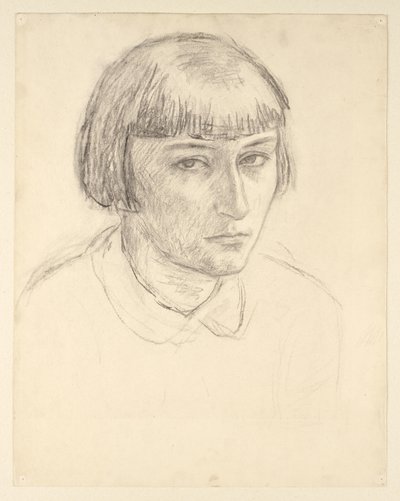 Portret van een meisje door Walther Gamerith