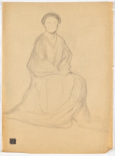 Studie van een dame door Walther Gamerith