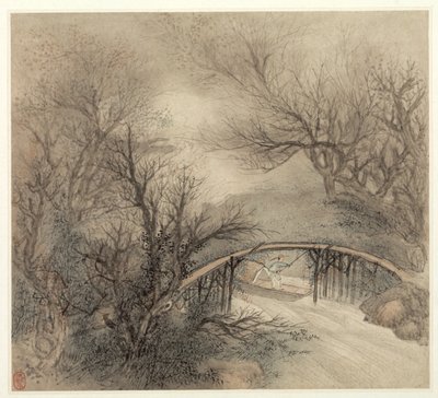 Album van Landschappen: Blad 1 door Wang Gai