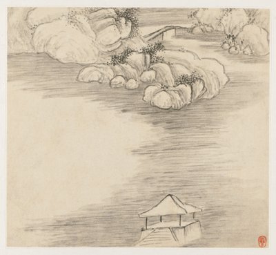 Album van Landschappen: Blad 3 door Wang Gai