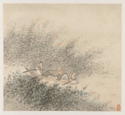 Album van Landschappen: Blad 6 door Wang Gai