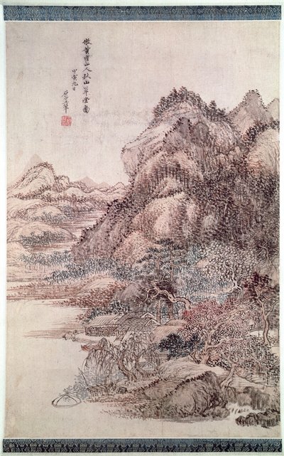 Herfstbergen door Wang Huei