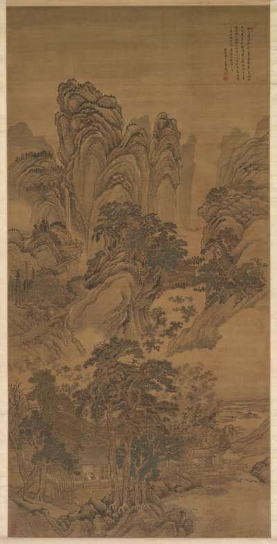 Landschap door Wang Hui