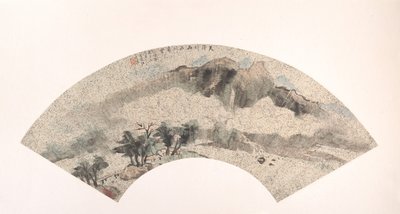 Landschap, 19e eeuw door Wang Tingru