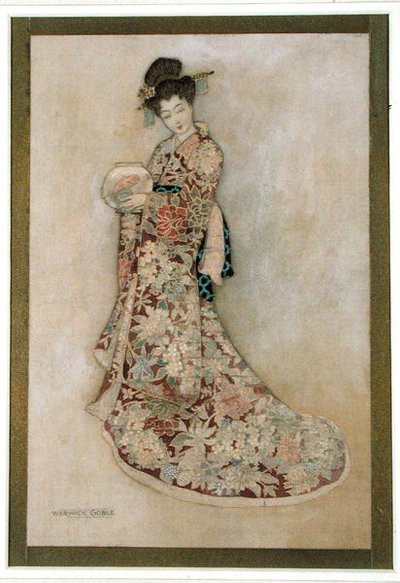 Geisha Meisje door Warwick Goble
