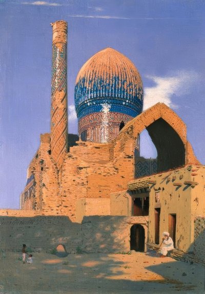 Gur-Emir-mausoleum in Samarkand door Wassili W. Werestschagin