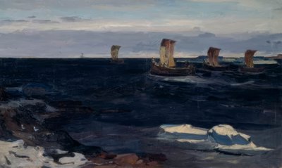 Ontdekkingsreis / Krajnew door Wassili Wassiljewitsch Krajnew