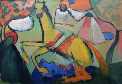 1909 Kandinsky ruiter door Wassily Kandinsky