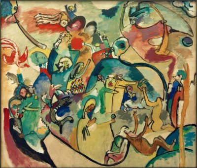Allerheiligen II door Wassily Kandinsky