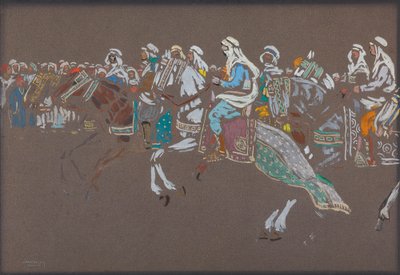 Arabische Ruiterij door Wassily Kandinsky