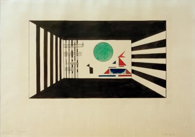 Schilderijen van een tentoonstelling, Schilderij II: Gnomus door Wassily Kandinsky