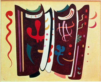 Bruin met supplement door Wassily Kandinsky