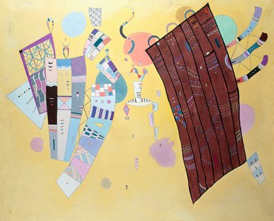 Delicate Spanningen door Wassily Kandinsky