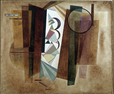 Ontwikkeling in bruin door Wassily Kandinsky