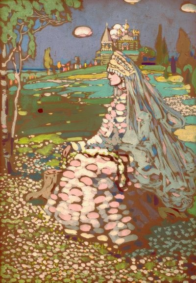De bruid door Wassily Kandinsky