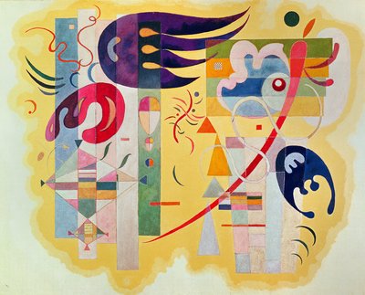Dominant Violet, 1934 door Wassily Kandinsky