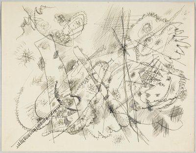 Ontwerp voor een ets door Wassily Kandinsky