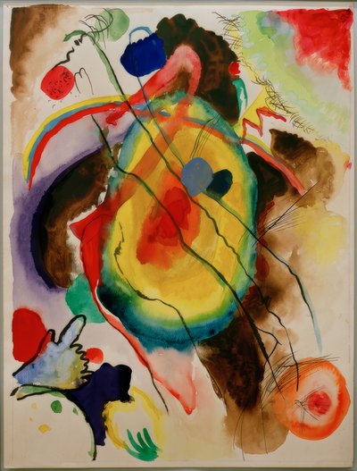 Ontwerp voor een Muurschildering voor Edwin R. Campbell door Wassily Kandinsky