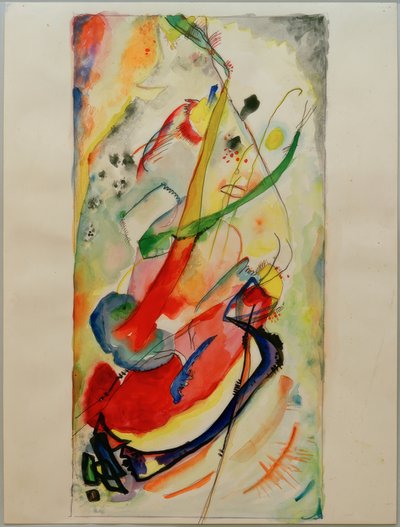 Ontwerp voor een muurschildering voor Edwin R. Campbell Nr. 1 door Wassily Kandinsky