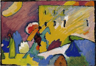 Studie voor Improvisatie 3 Schilderij door Vassily Kandinsky door Wassily Kandinsky