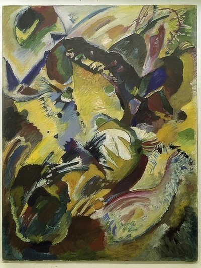 Herfst (Schilderij 198). Vier panelen voor Edwin R. Campbell. 1914 door Wassily Kandinsky