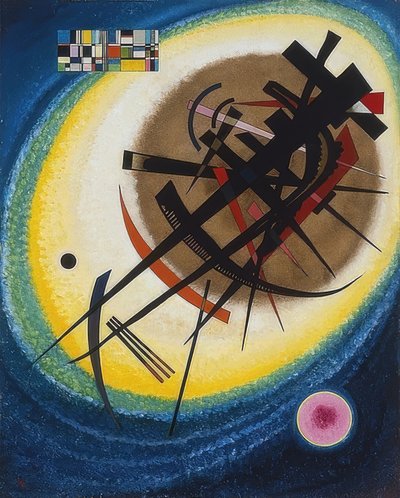 In het heldere ovaal. 1925 door Wassily Kandinsky
