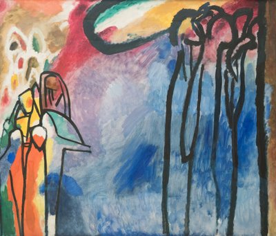 Improvisatie 19 door Wassily Kandinsky